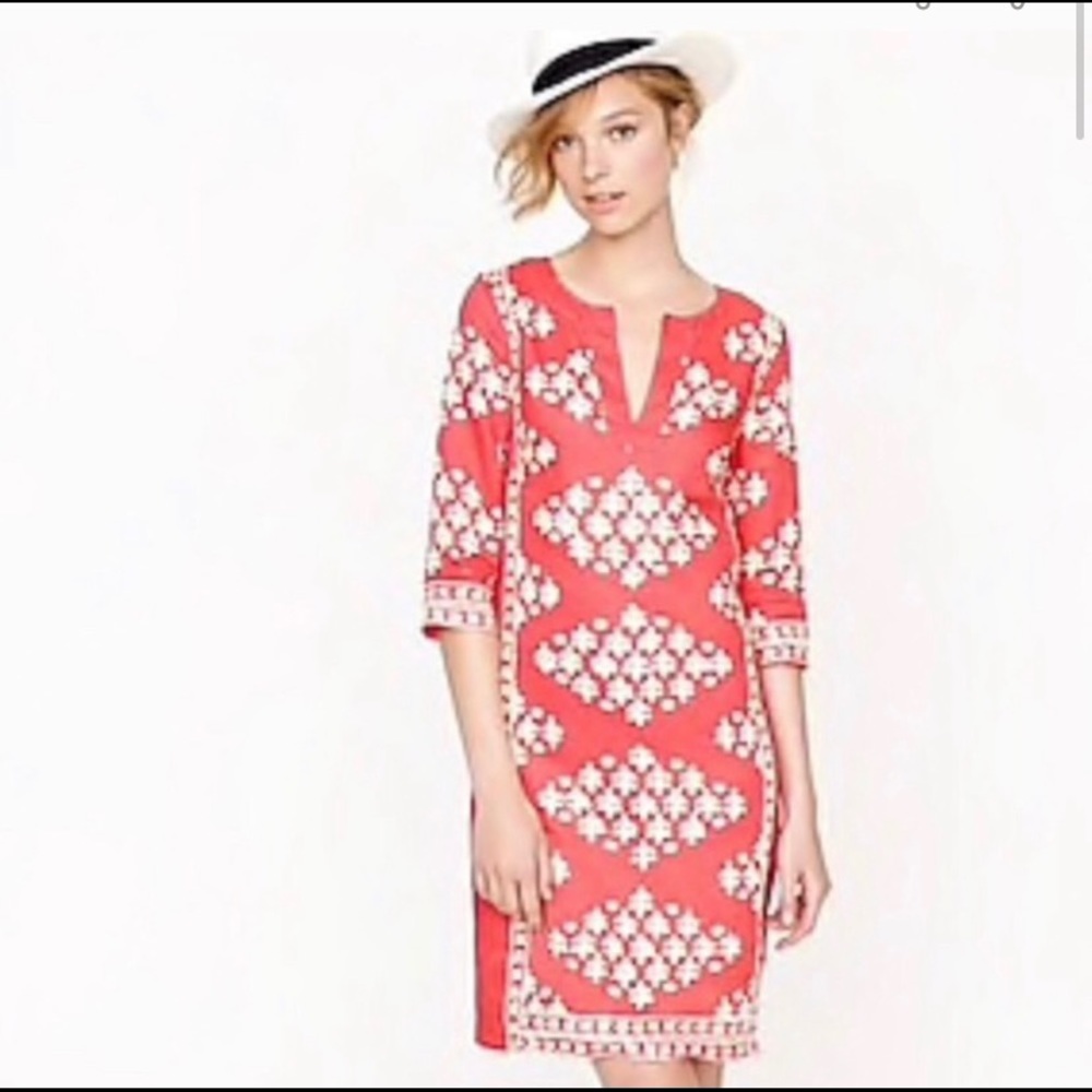 J. Crew Java 100% Linen Tunic Size 2